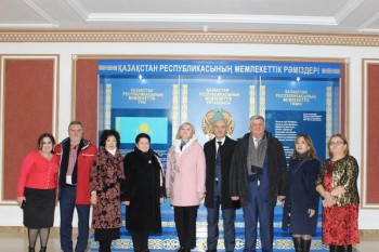 Украинская делегация отметила в Актау 203-летие Тараса Шевченко
