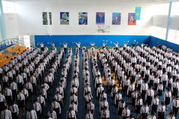 3 тысячи учеников НИШ страны выступили с флеш-мобами