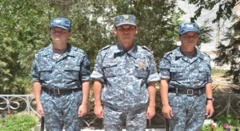 Солдаты Нацгвардии спасли двух мужчин в Актау