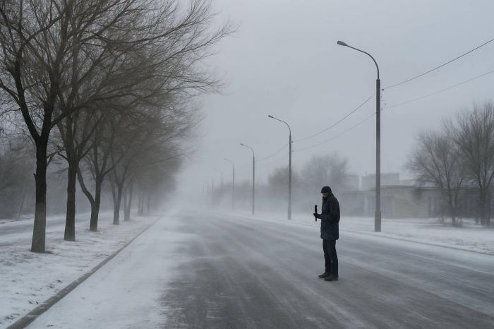Штормовое предупреждение объявлено в 14 областях Казахстана на 15 февраля