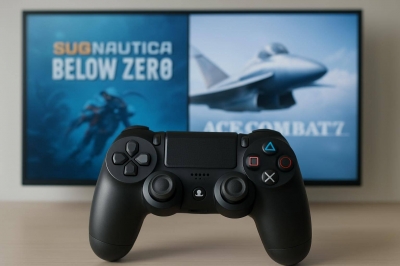 Игры Subnautica: Below Zero и Ace Combat 7 доступны подписчикам PlayStation Plus