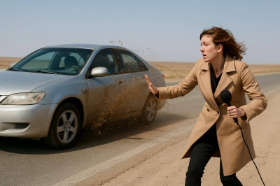 Водителя в Мангистау оштрафовали за обрызгивание женщины грязью