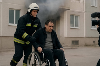 Полицейские спасли мужчину с инвалидностью из горящей квартиры в Актау