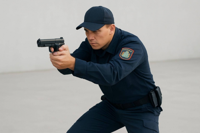 Учебно-тренировочные занятия проходят с патрульной полицией Мангистауской области