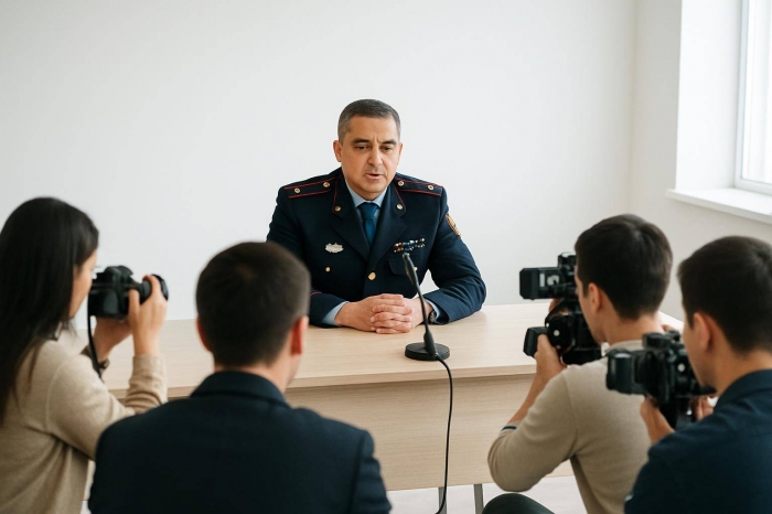 Полиция Мангистау обсудила с журналистами вопросы общественной безопасности