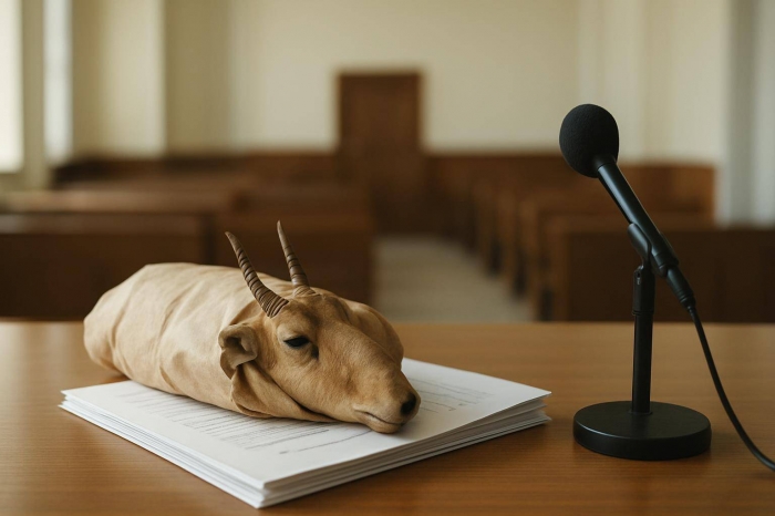 В Бейнеуском районе осудили мужчину за незаконную перевозку туши сайгака