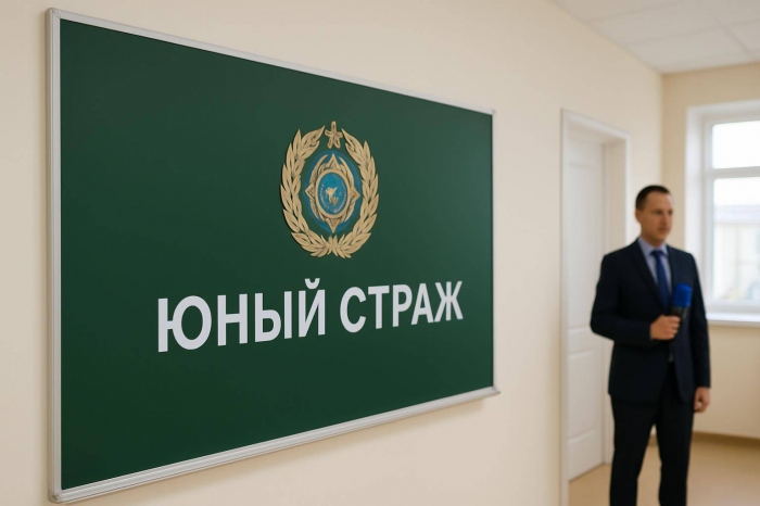 В Бейнеуском районе открыли класс «Юный страж» в честь ветерана МВД