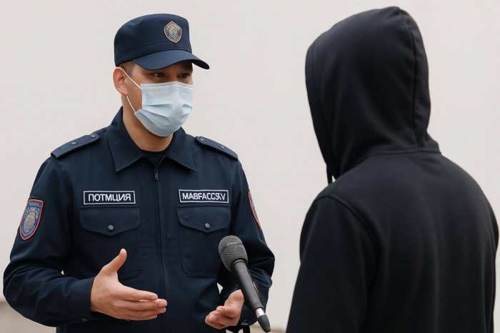 Полицейские Мангистау разъяснили запрет на одежду, скрывающую лицо