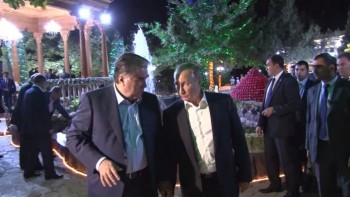 Как Рахмон встречал Назарбаева и других президентов