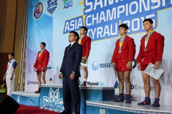 На чемпионате Азии мангыстауские самбисты завоевали 3 «золота» (ФОТО)