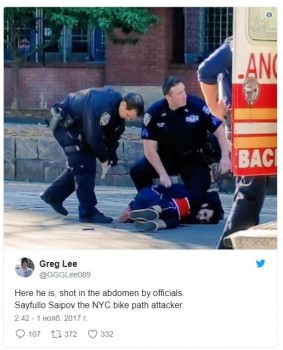 Теракт в Нью-Йорке совершил уроженец Узбекистана - СМИ